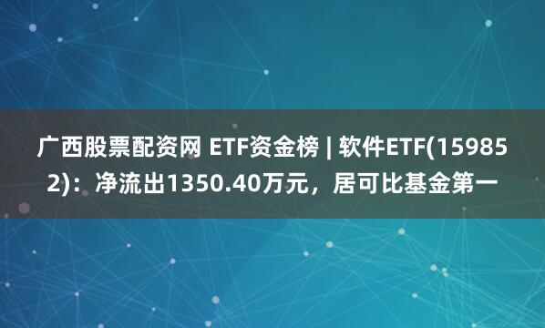 广西股票配资网 ETF资金榜 | 软件ETF(159852)：净流出1350.40万元，居可比基金第一